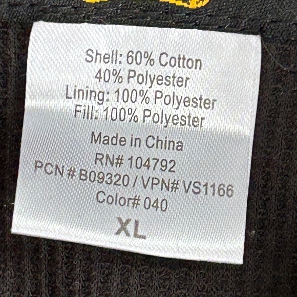 Victory Rugged Wear Red/Black Plaid Snap up Jacket Sz XL - Picture 4 of 8